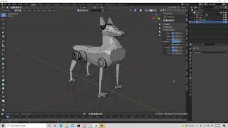 Blender 3D  20210629 Robo Dog Tango - Anubis build