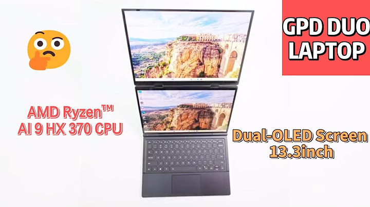 Unboxing : GPD DUO Laptop