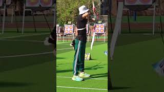Recurve bow competiton #nikaarchery #elongarrow #elongoutdoor