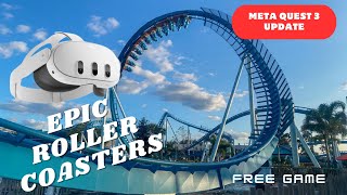 Epic Roller Coasters - Meta Quest 3 Gameplay