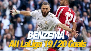 🔥 ALL 21 of Benzema's 2019\/20 LaLiga goals for Real Madrid!