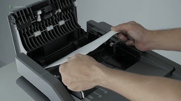 CX725 Series—Clearing paper jam in door E