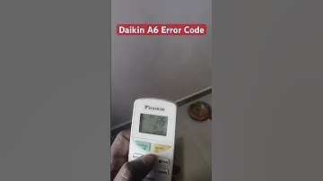 DAIKIN AC A6 Error Code.. #daikin ac # DAIKIN Chennai #fastcooling #directcool #comfortcooling