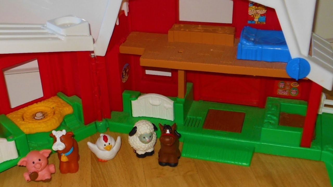 Fisher Price Little People Animal Sounds Farm With Animals Youtube