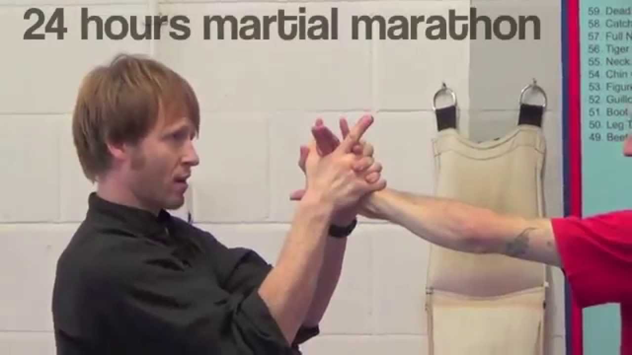 108 joint locks 24 hour martial arts marathon 6-7th June 2015 in Norwich.