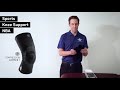 Todd campbell  chicago bulls head athletic trainer unboxing the bauerfeind sports knee support nba