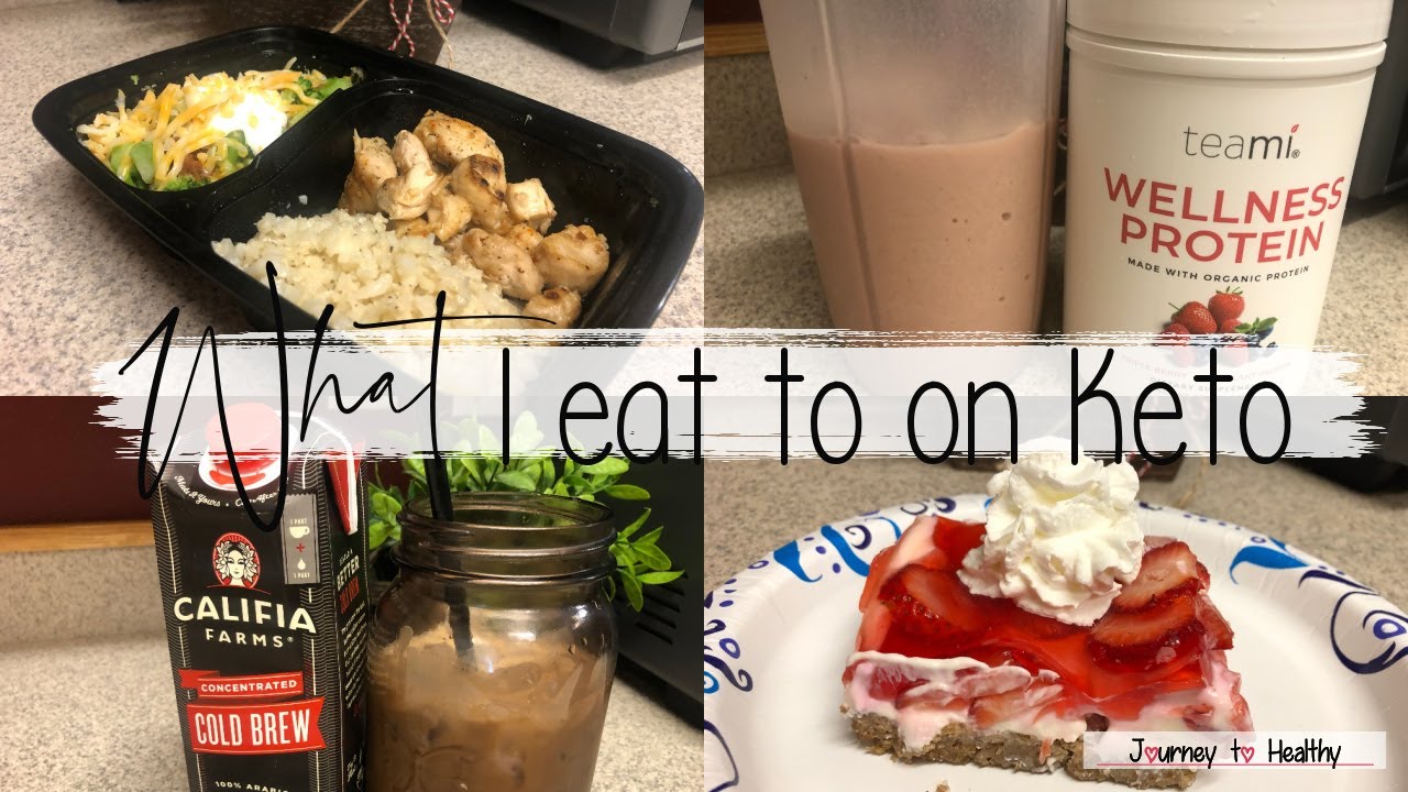 What I Eat Low Carb/Keto + trying Teami Protein Powder