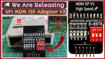 (Demo) 📢We Are Releasing | MDM UFI ISP ADAPTER V3 High Speed & Professional @MobileDoctorMIJANUR