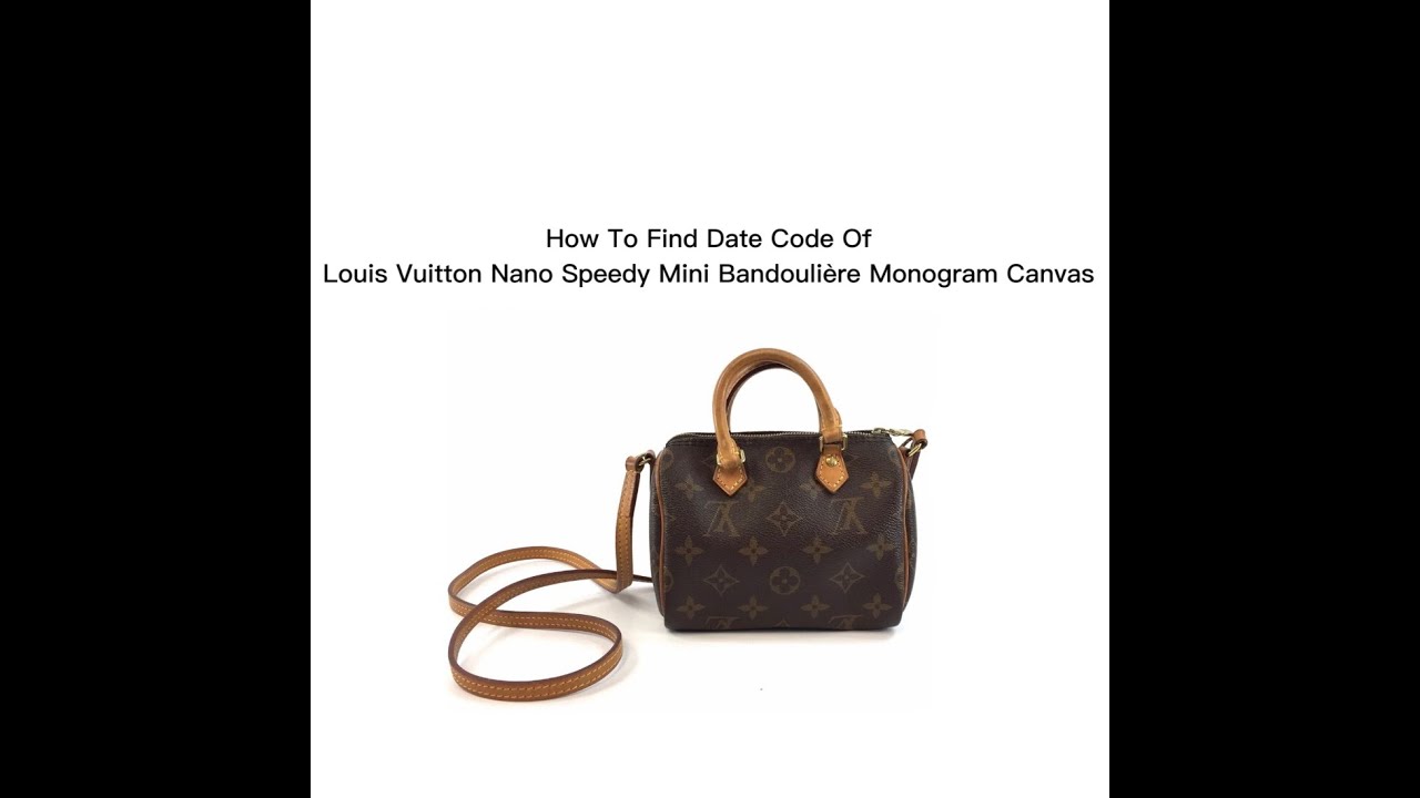 Louis Vuitton Nano Speedy Monogram Canvas Brown