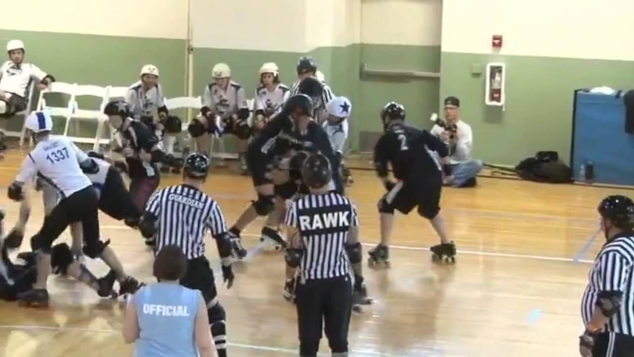 Mass Maelstrom Mens Roller Derby Big Hits Compilation YouTube