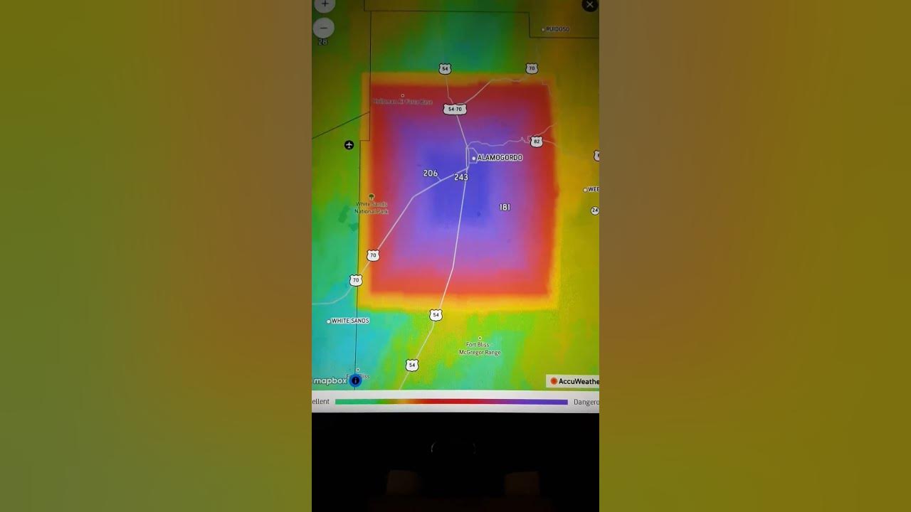 Alamogordo New Mexico poor air quality warning YouTube