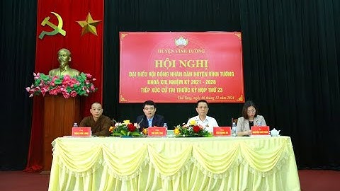 VIDEO: Tổ Đại biểu HĐND huyện (tổ số 3) tiếp xúc cử tri trước kỳ họp thứ 23 HĐND huyện khoá XIV