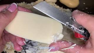 ASMR soap video/cutting soap/dry soap/режу сухое мыло/асмр резка мыла/