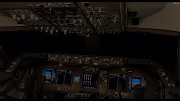 PMDG 747-8 Cold & Dark setup and takeoff (with commentary)