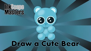 Make a Cute Bear Character in Inkscape