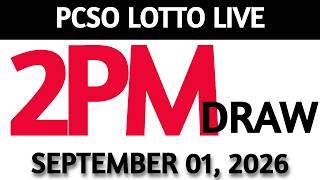 Lotto Result Today 2pm Draw September 01, 2026 Swertres Ez2  PCSO LIVE