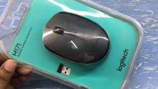 logitech M171 wireless mouse unboxing & first view