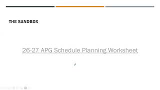 IAS Fall Scheduling Process 2025