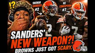 “Shedeur Sanders Got a NEW WEAPON… 😳 KC Concepcion Highlights Reaction”