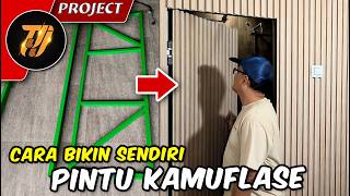 Cara Membuat Pintu Kamuflase Estetik Pakai Wallpanel Fluted ELITE Rinjani