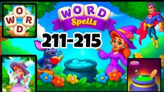 WORD SPELLS Puzzle for Adults level 211 212 213 214 215 screenshot 3