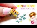 미니어쳐 아이셔 캔디 만들기 MINIATURE super sour candy, ICIOU  / 딩가의 회전목마