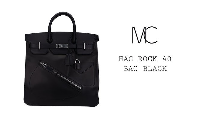 Hermes Limited Edition Birkin 25 Black Rock Volupto Handbag Bag