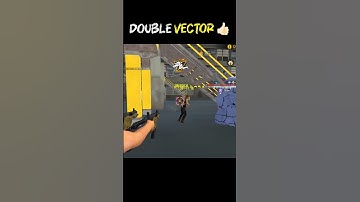 FREE FIRE 1 V4 CLUTCH WITH DOUBLE VECTOR 💀💀#shorts
