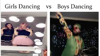 Girls Dancing vs Boys Dancing (Бэбэй клоун)