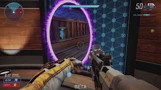 Splitgate - Fragtastic Trophy (15 Kills Without Dying) Using BFB aka Big F*ckin' Bat - Code VK998D