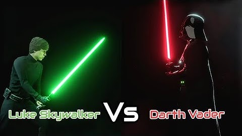 Luke Skywalker Vs Darth Vader Star Wars Battlefront 2