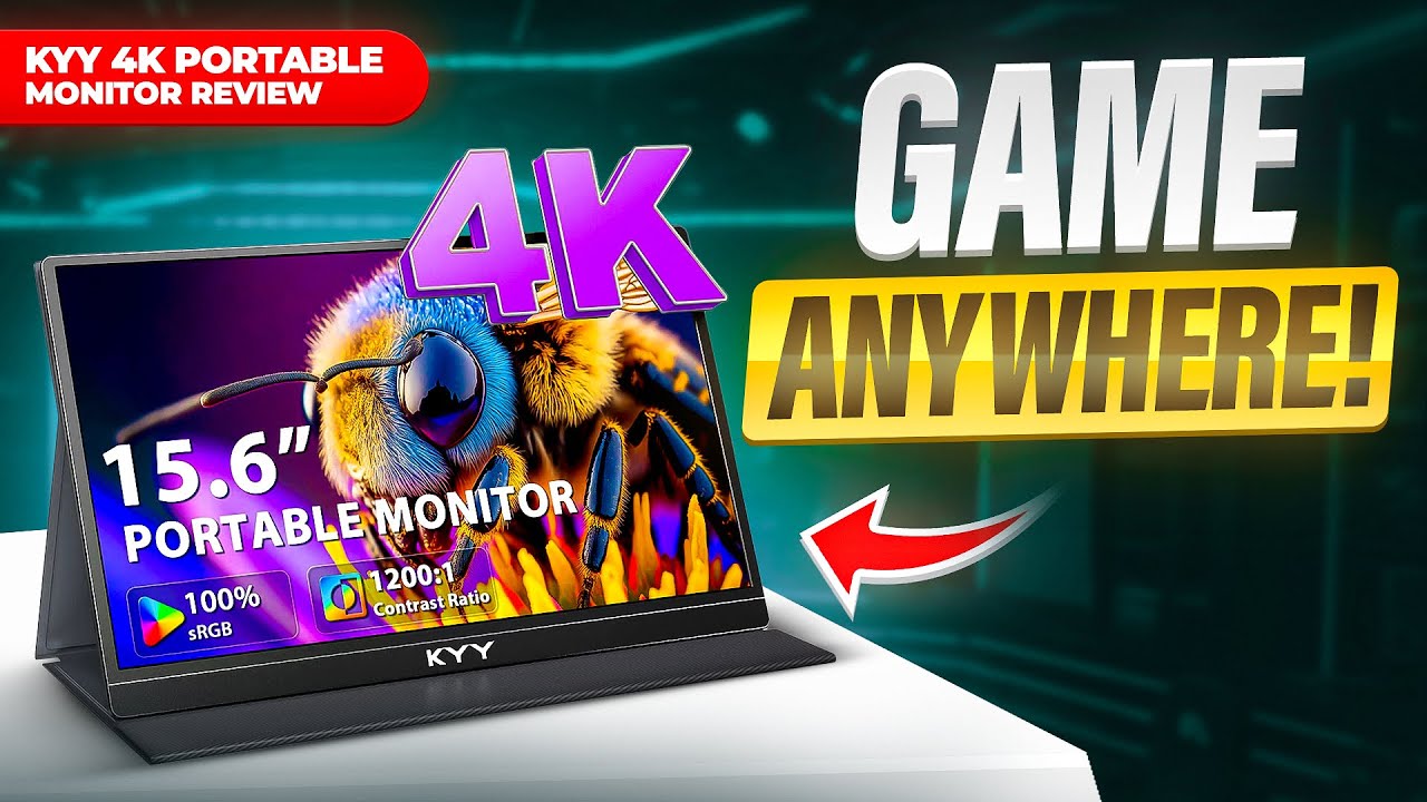 The Portable Monitor that BLEW MY MIND!!  | KYY 4K Portable Monitor Review