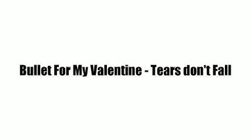 Bullet for my Valentine - Tears Don