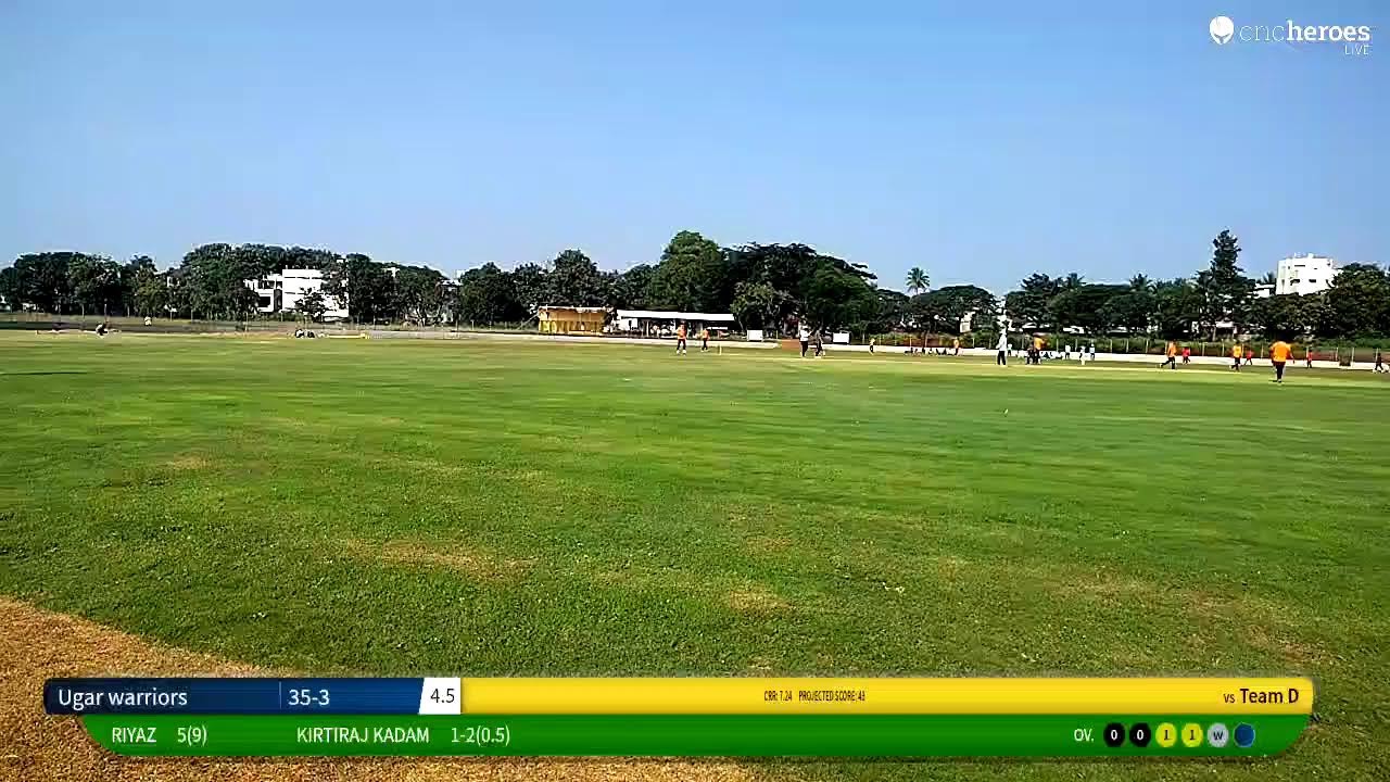 Ugar warriors vs Team D Live Cricket Match | Union Bank Vigilance Awareness Week Cup Live - Platinum