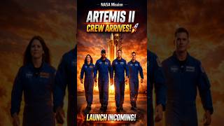 🚀 Artemis II Crew Has ARRIVED for Launch! 🤯 NASA’s Next Moon Mission!#space #nasa#satellite