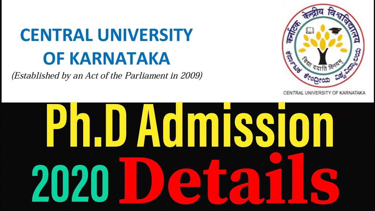 phd in karnataka university