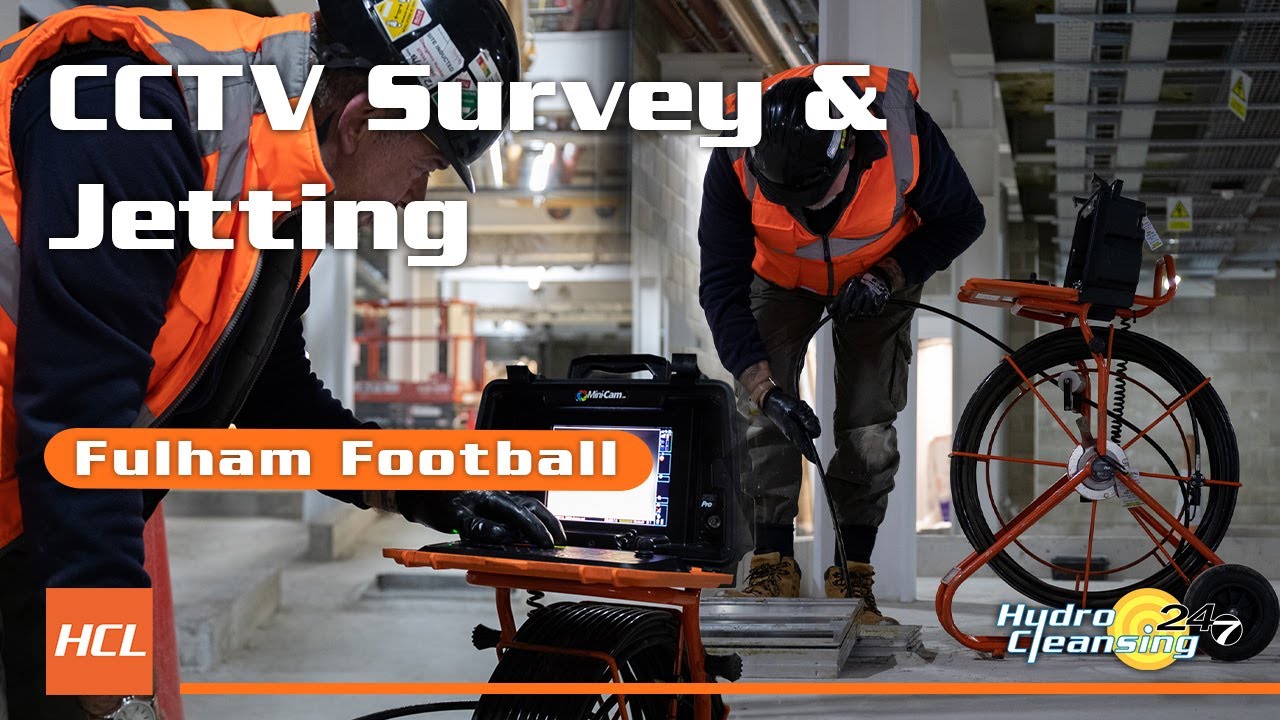 CCTV Survey \u0026 Jetting at Fulham Football Club | Hydro Cleansing
