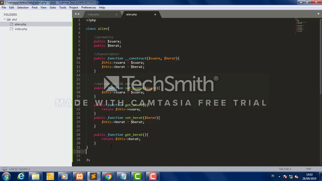 Belajar OOP PHP || INHERITANCE - YouTube