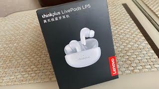 Lenovo thinkplus LivePods LP5. Отзыв/Распаковка.Хорошая производительность.