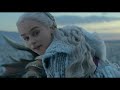 Jon and Daenerys flying on dragons and kissing | Game of Thrones S08E01
