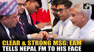 WATCH: EAM Jaishankar tells this “clear & strong” message to Nepal FM Shishir Khanal to his face Wealth