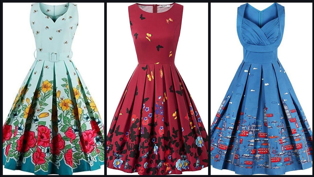 Stylish And Beautiful Retro Style Midi 