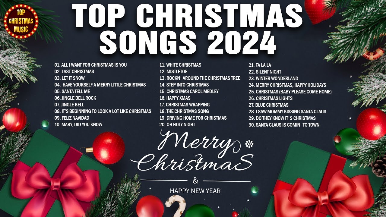 Top Christmas Songs of All Time🎄Best 100 Christmas Songs Playlist 2024🎅