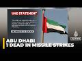 One Dead In Iranian Missiles Strikes In Abu Dhabi One Dead In Iranian Missiles Strikes In Abu Dhabi