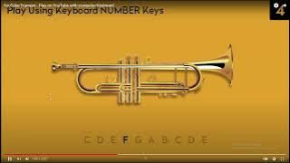 YouTube Trumpet 🎺 - Play on YouTube with computer Keyboard