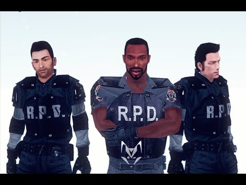 GTA Characters R.P.D. (Resident Evil) Skin Pack Mod