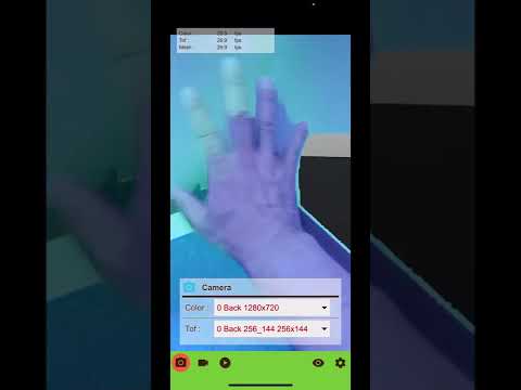 ToF AR Samples-Basic 10 LiveMeshOcclusion