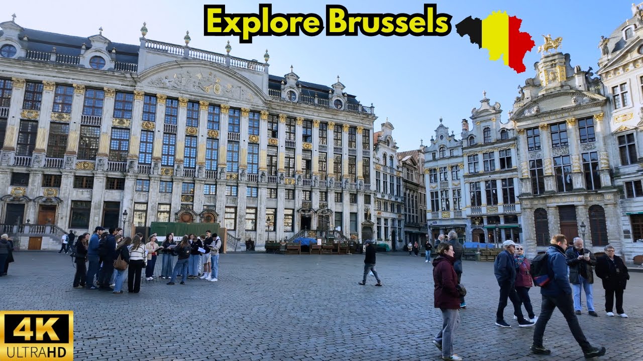 Brussels, Belgium 🇧🇪 Walking Tour 2025 [4K]