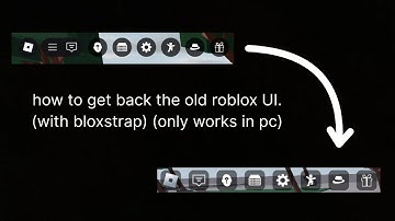 how to get the old roblox ui (with bloxstrap)
