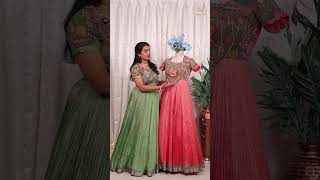 This Frock is VIRAL for a Reason! 😱 Kalamkari x Kanchipattu Fusion Long Frocks 2025
